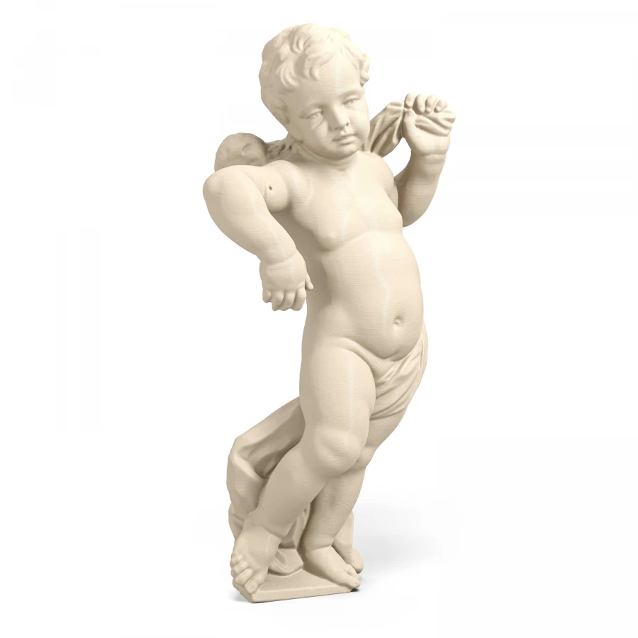 Marabitti Baroque Cherub in Light Ivory