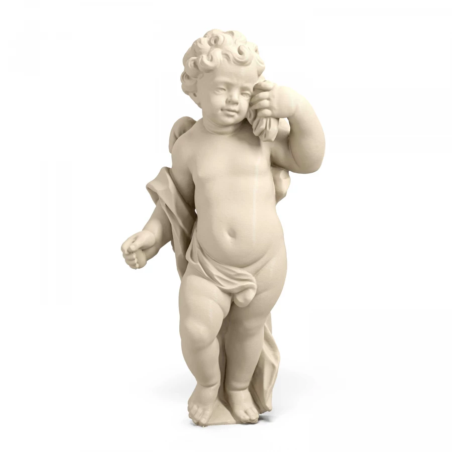 Marabitti Baroque Cherub in Light Ivory