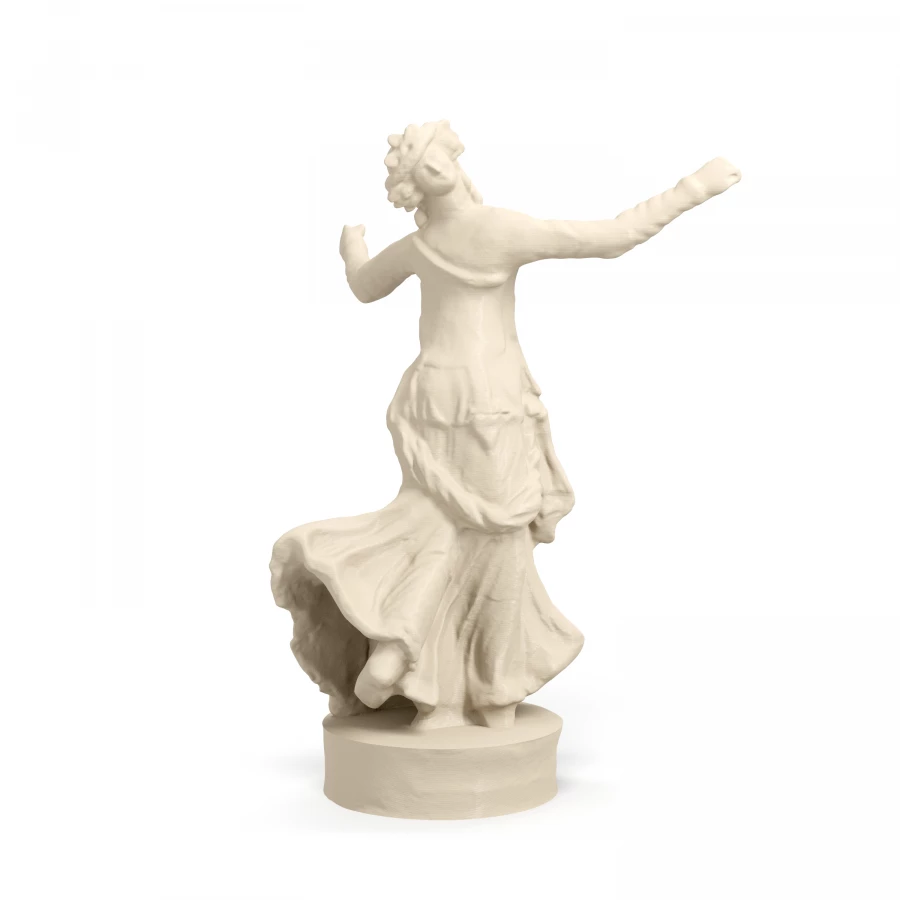 Hellenistic Dancing Female Figurine in Light Ivory
