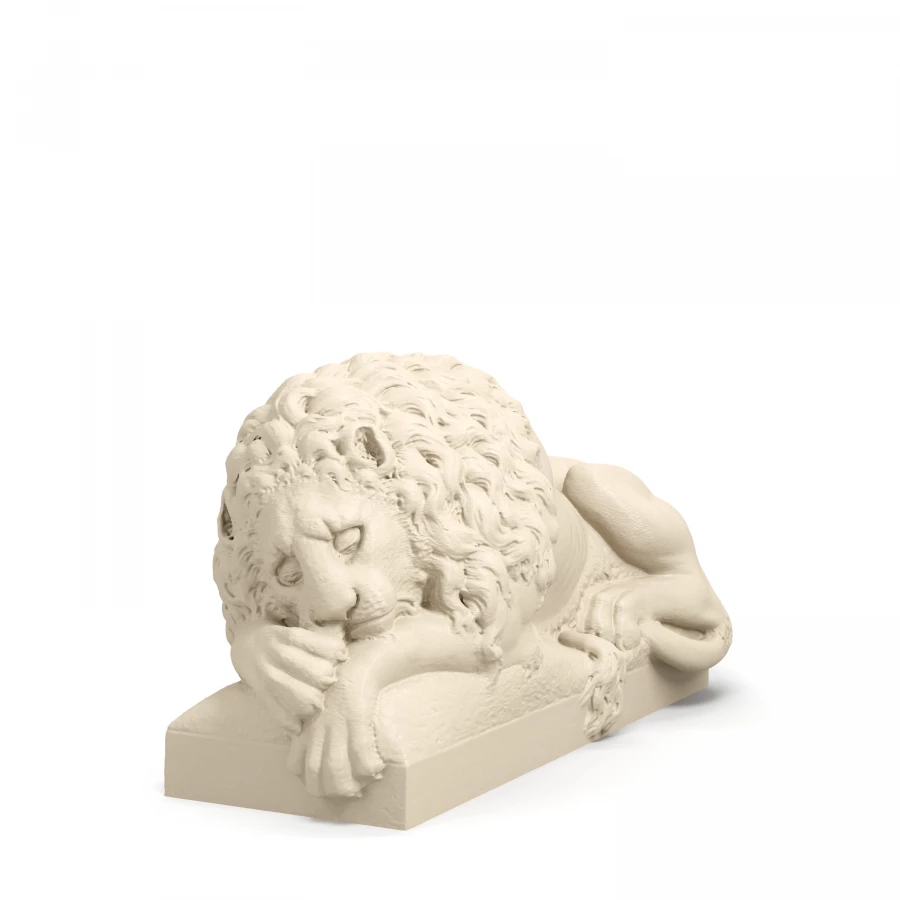 Canova Lion in Light Ivory