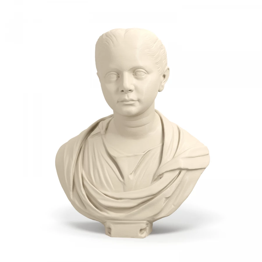 Bruttia Crispina in Light Ivory